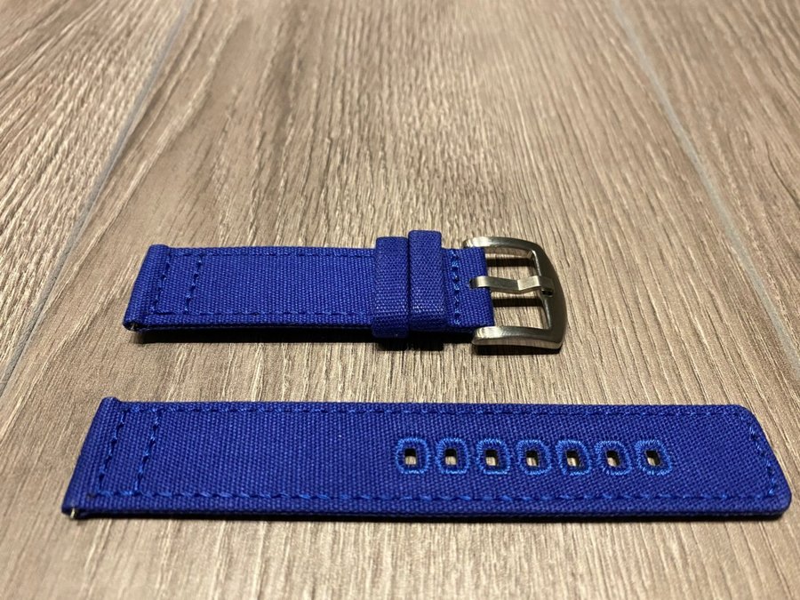 Klockband Canvas 22mm