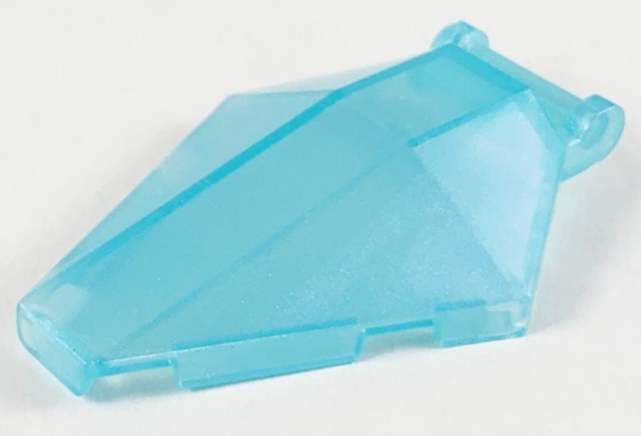 Satin Trans-Light Blue Windscreen 6 x 4 x 1 - LEGO - 27262