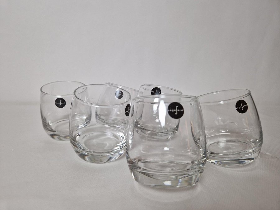 6 st whisky glas SAGAFORM