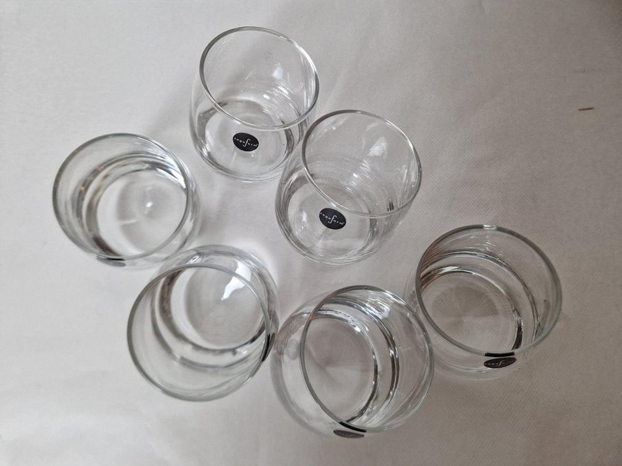 6 st whisky glas SAGAFORM