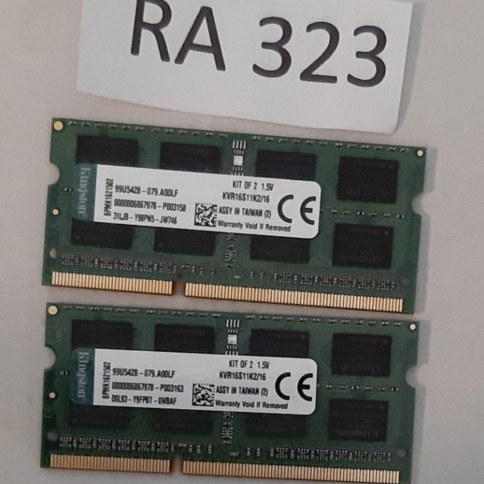 Ramminne DDR4 16GB KIT (2x8GB), 800 MHz, för laptop