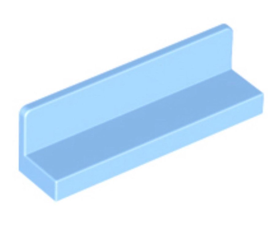 Bright Light Blue Panel 1 x 4 x 1 - LEGO - 30413