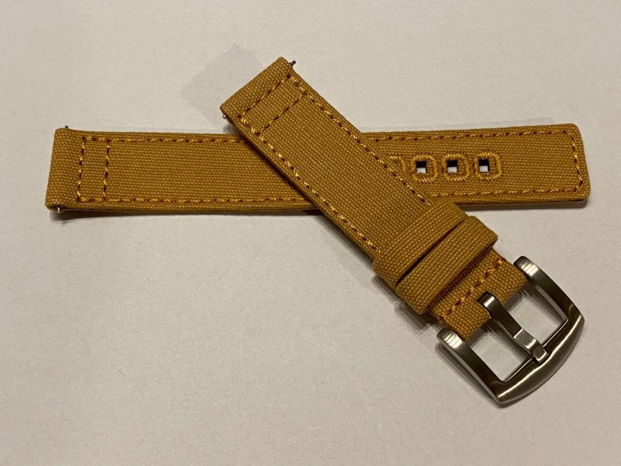 Klockband Canvas 22mm