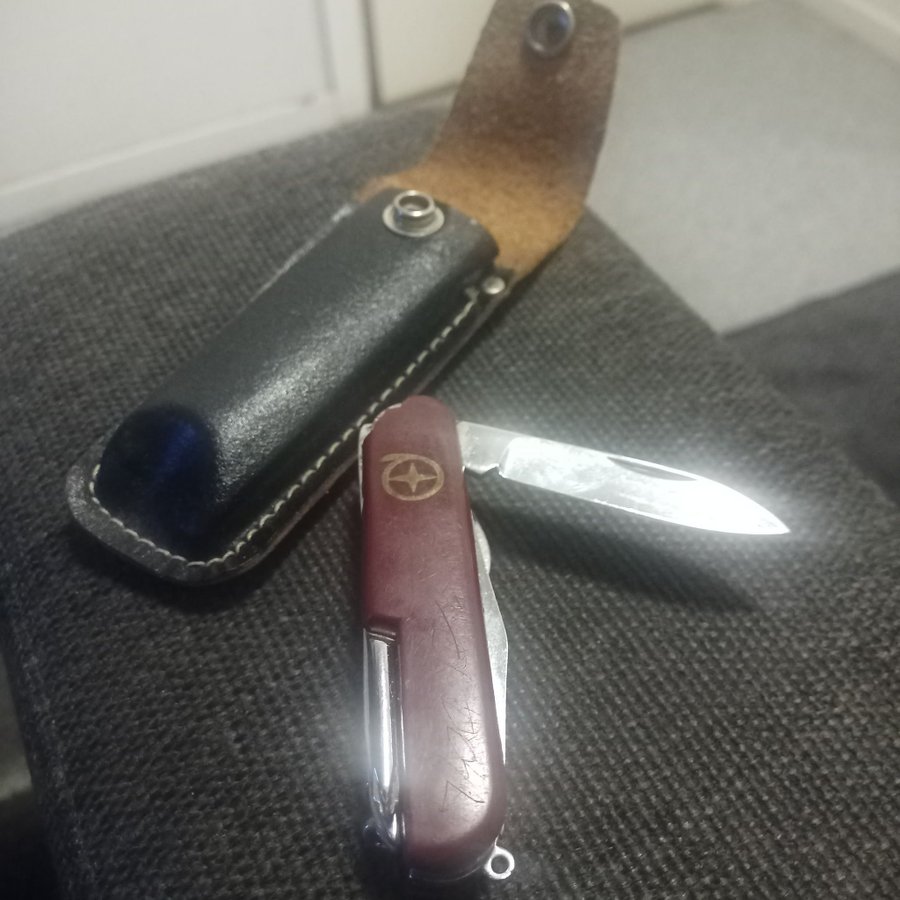 Antik Fickkniv Vikkniv Kniv samlare vintage Multikniv Kuriosa