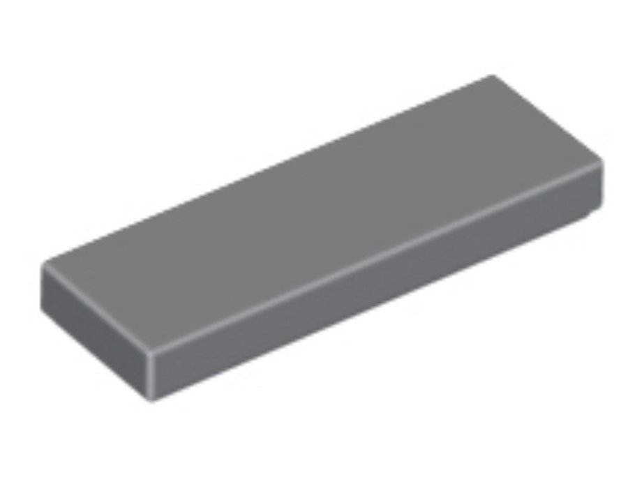 Dark Bluish Gray Tile 1 x 3 - LEGO - 63864