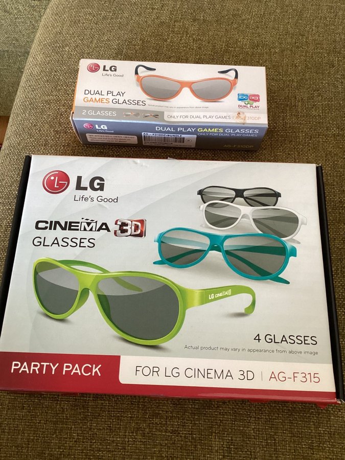 LG 3D Glasses AG-F 315, 7 st.