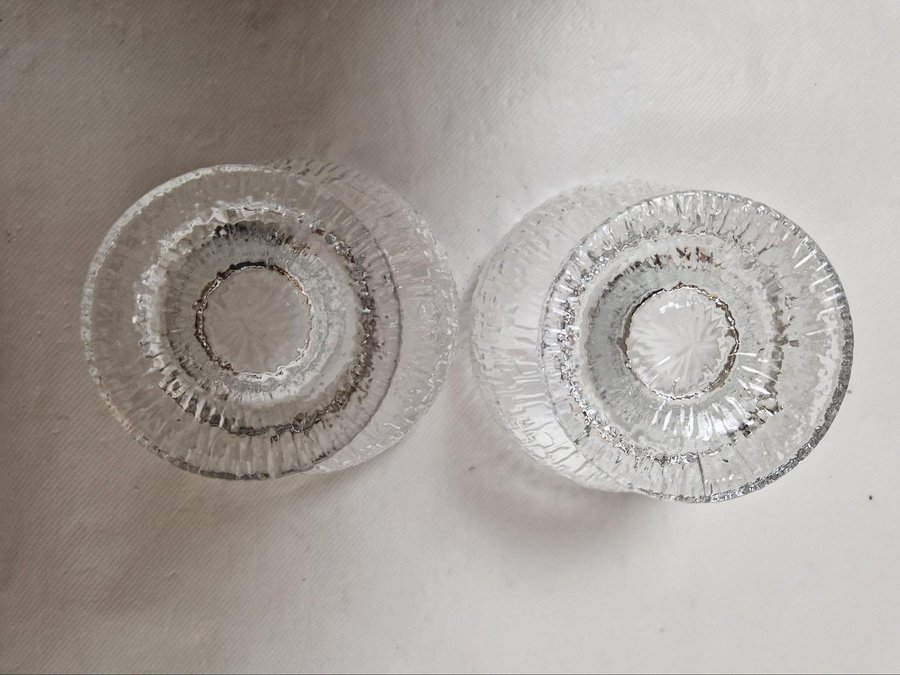 Ett par skålar Timo Sarpaneva - Iittala - "Kekkerit" Coupe - Glas