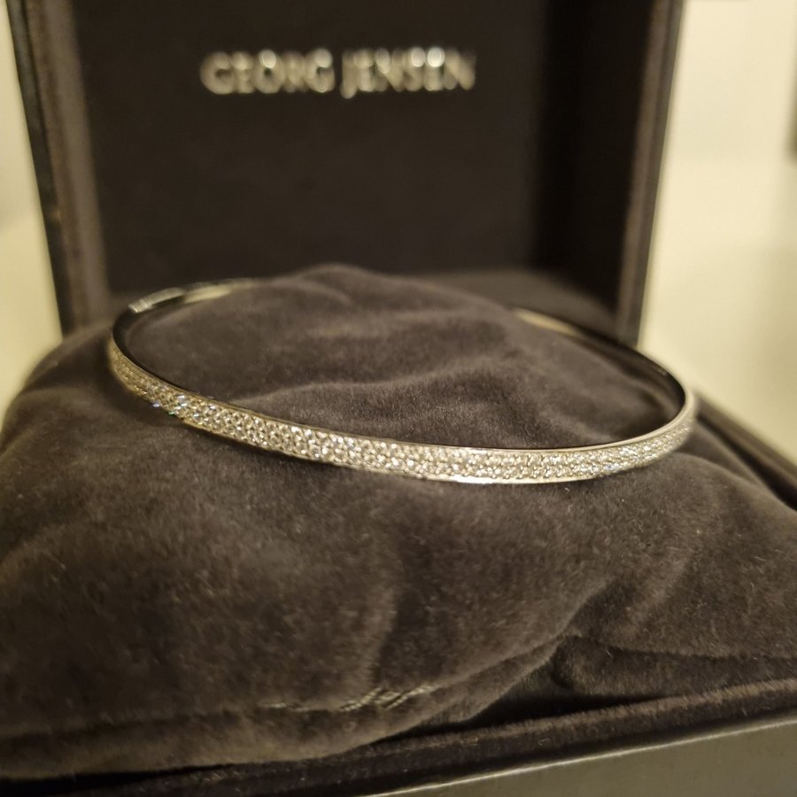 GEORG JENSEN armband MAGIC vitguld 18 karat NYTT