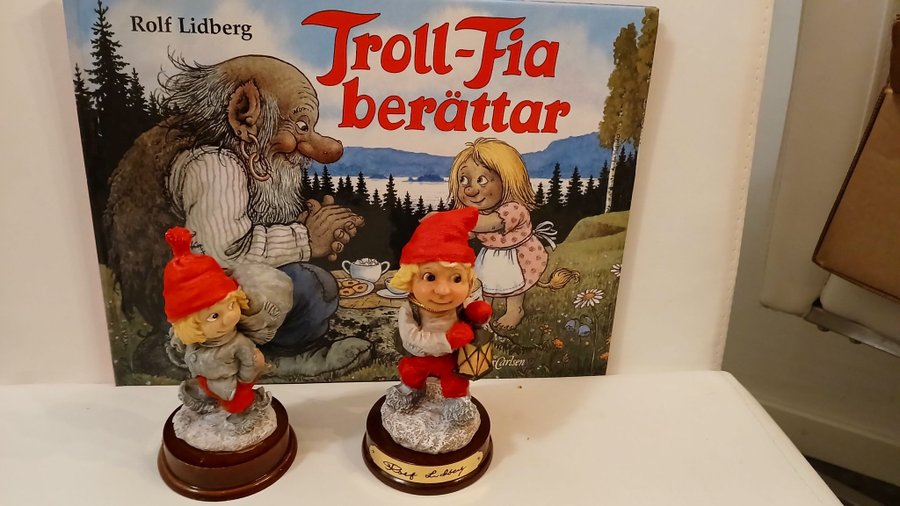 Troll-fia berättar, bok + 2st figurer