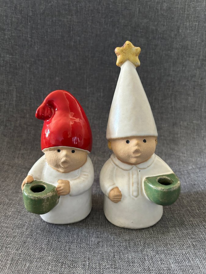 Tomte och stjärngosse Lisa Larson Adventsbarn Luciatåg