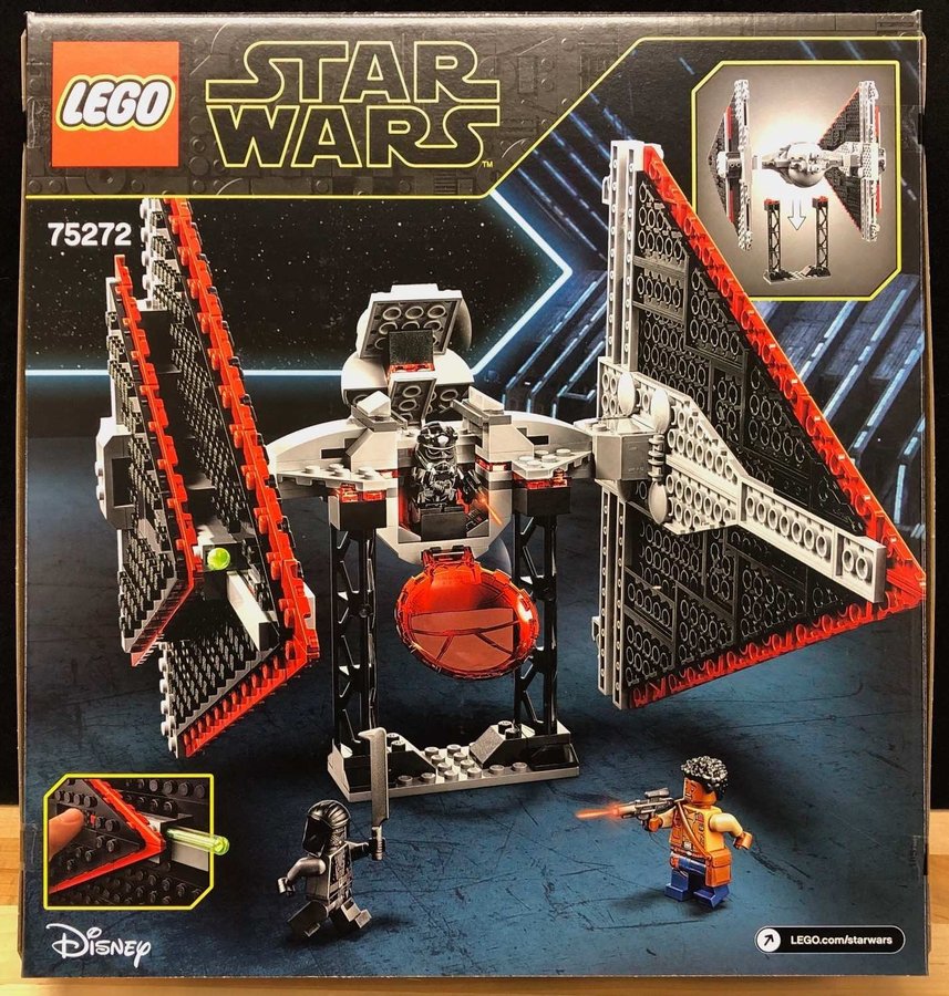 LEGO Star Wars 75272 "Sith TIE Fighter" - från 2020 oöppnad /förseglad!