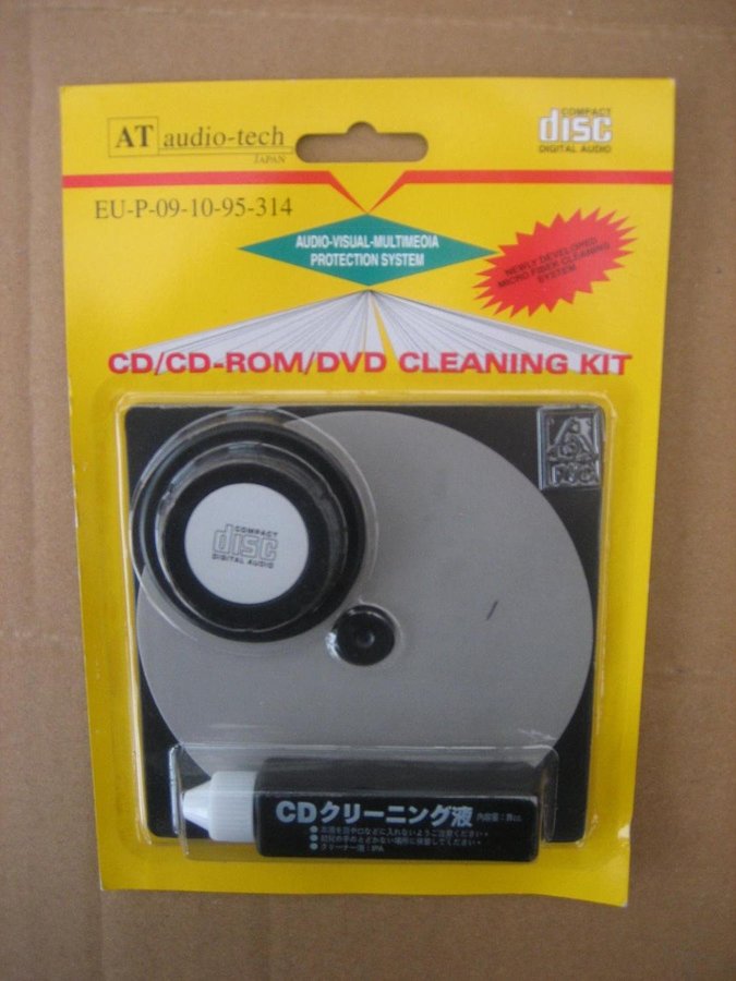 CD / CD-ROM / DVD Cleaning kit   **Nytt**