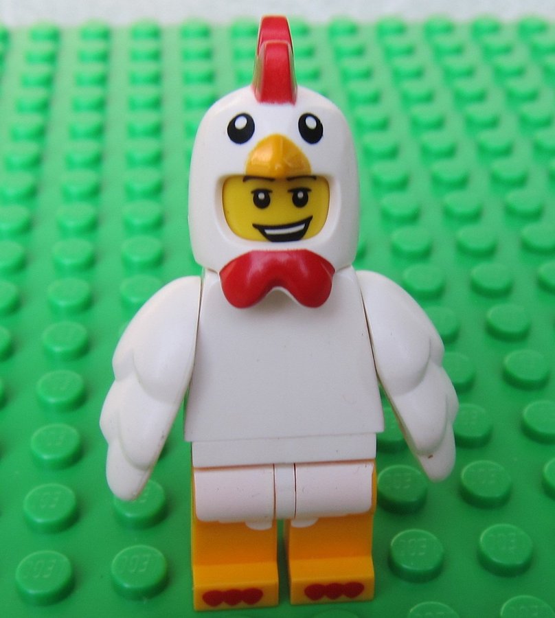 LEGO figur Chicken Suit Guy Minifigure Plush Series 9 Minifigures: 345270