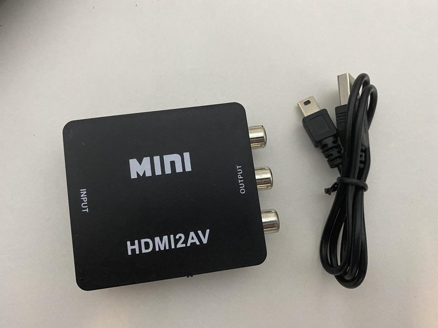 HDMI Till AV Converter för Gammal TV