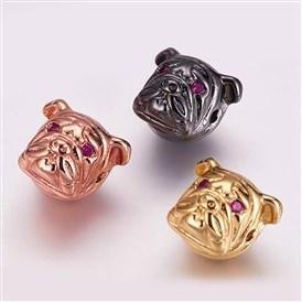 Helt underbara Fransk Bulldog/Boxer/ Bulldog/Hund med Cubic Zirconia svart !