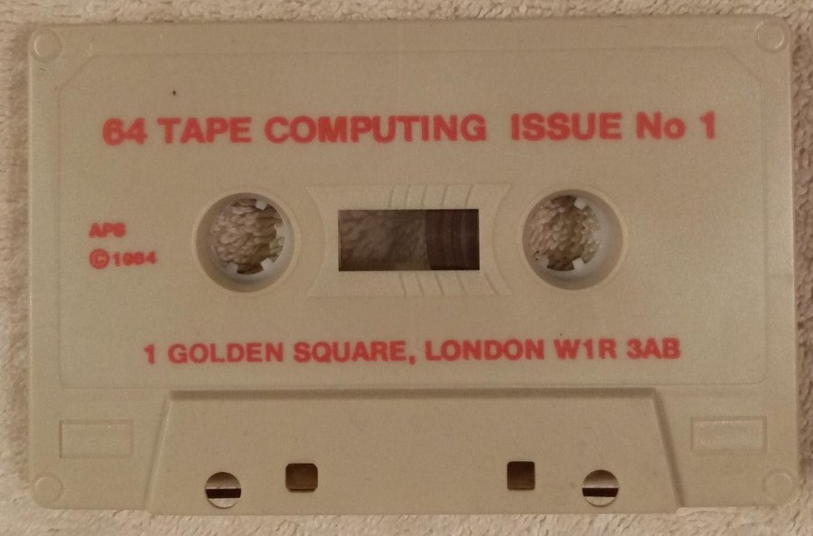 64 Tape Computing Issue No 1 (Argus Press Software) - Lös tape - Commodore 64