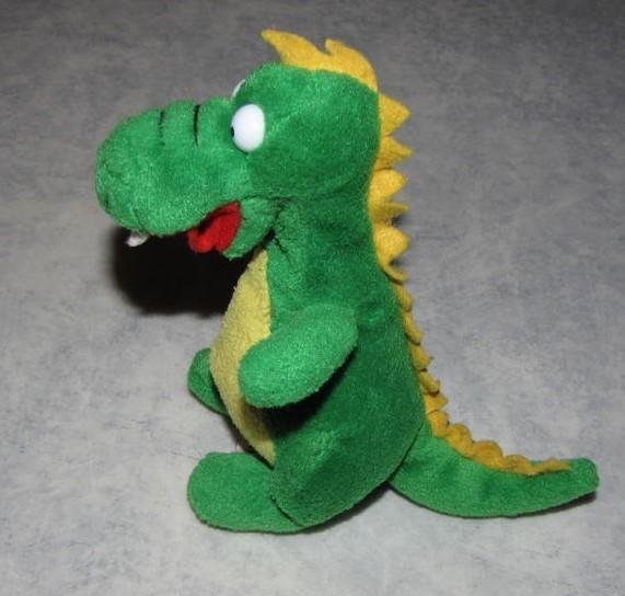 Bolibompa draken mjukdjur grön gul drake gosedjur söt barn present speciell unik