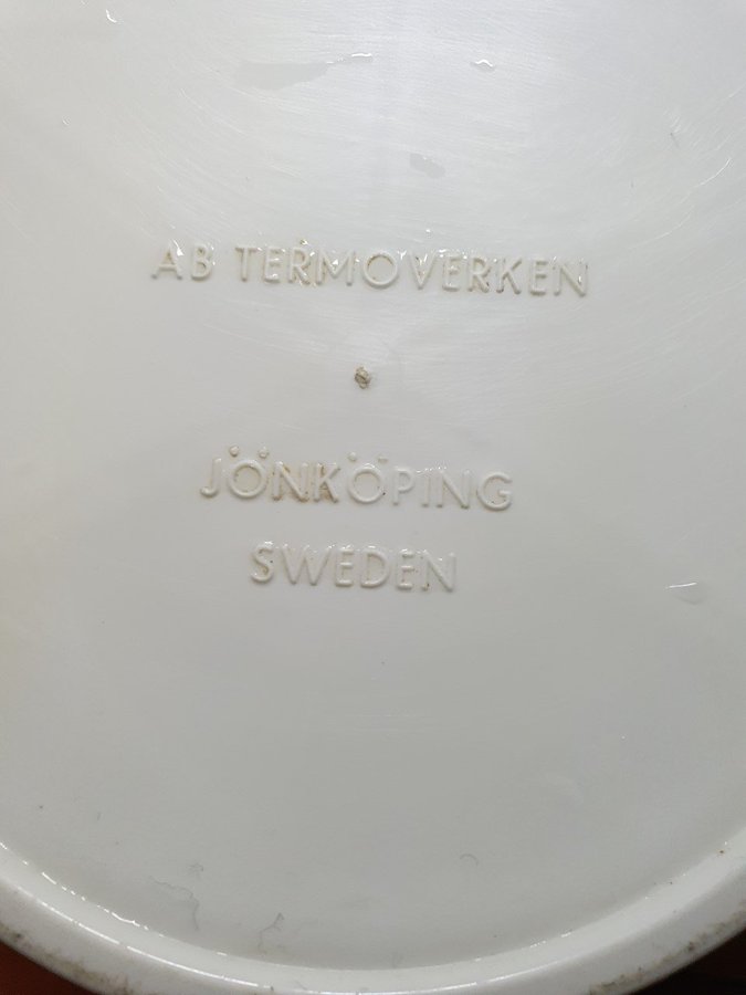 Retro Vintage Orange Mattermos från AB TERMOVERKEN JÖNKÖPING SWEDEN