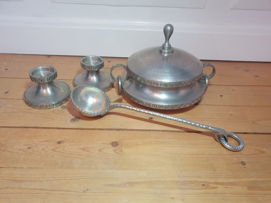 Set i Tenn design Martin T Soma Norge 1900-tal