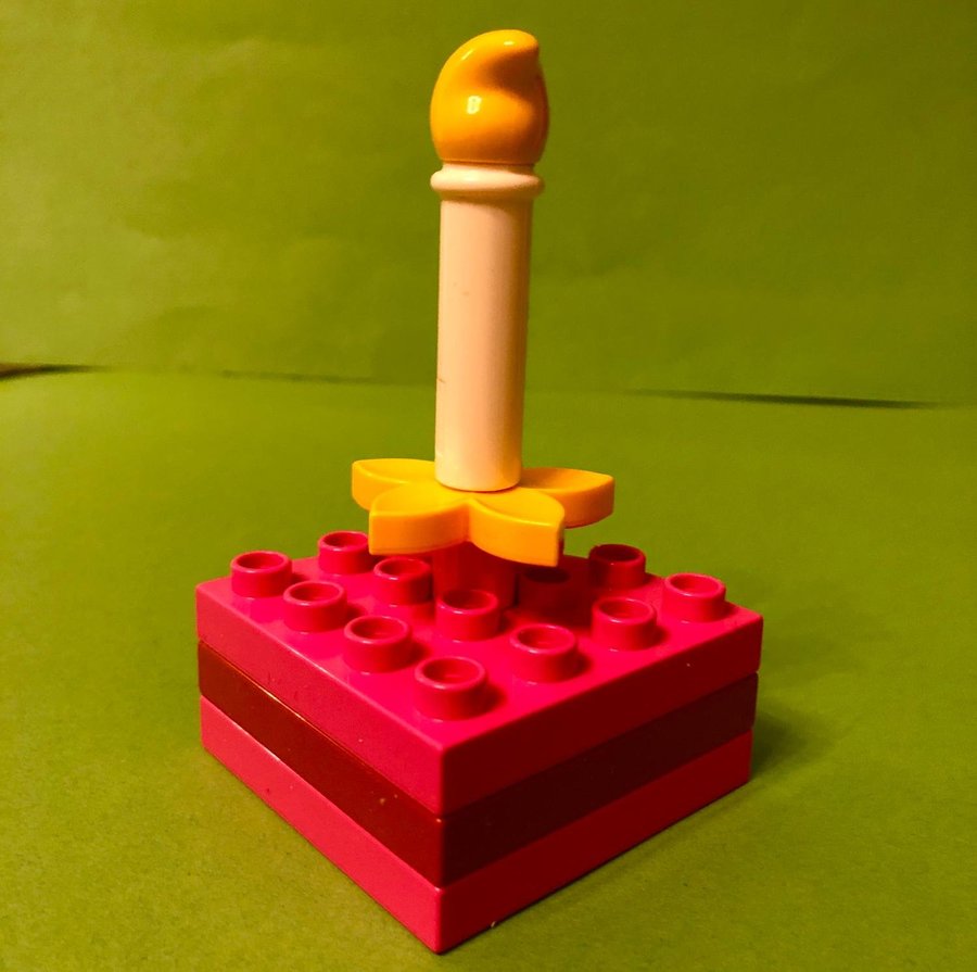 Lego DUPLO Tårtbit med Ljus i - 5 delar
