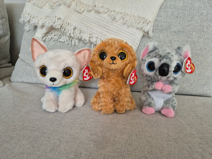 3 st Ty beanie boo - Helt Nya med lappar kvar!