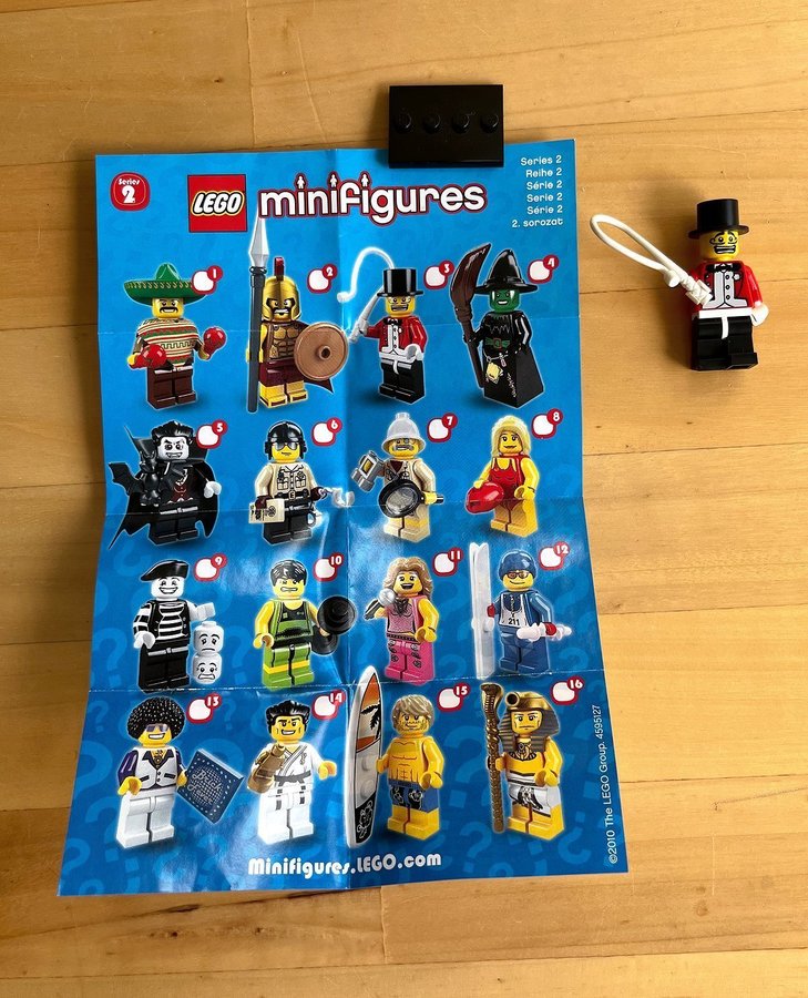 LEGO Minifigur serie 2 - cirkusdirektör