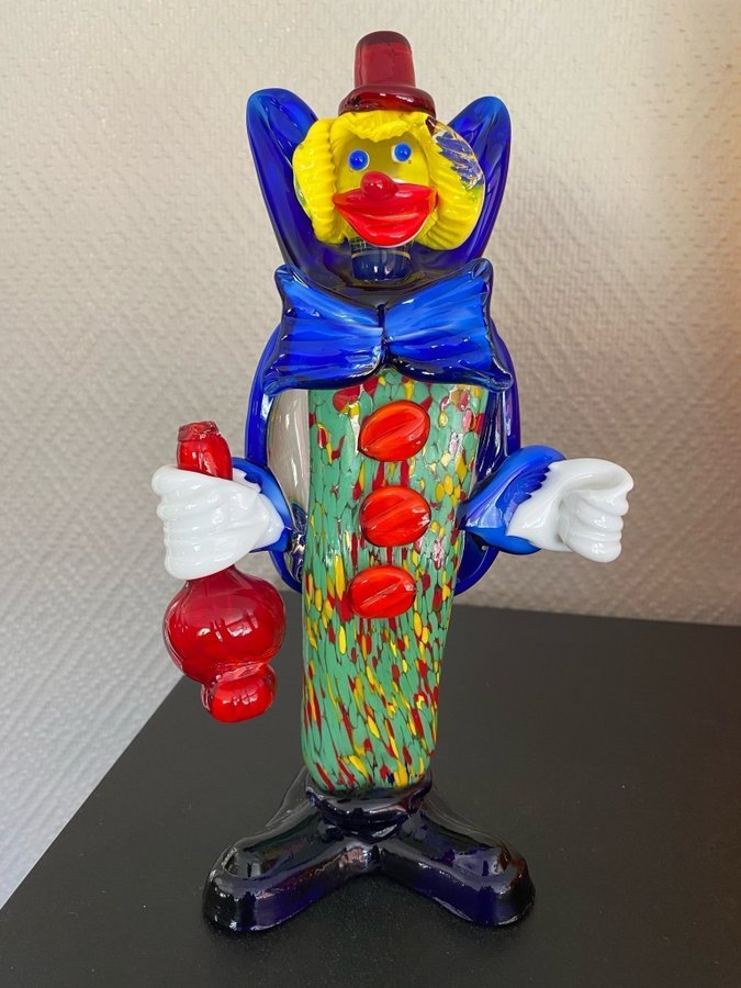 Glasfigur Clownen