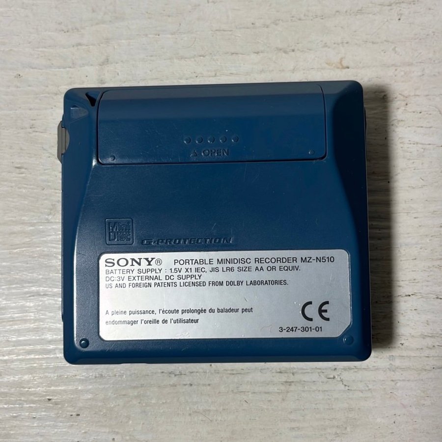 Sony MZ-N510 Minidisc-spelare