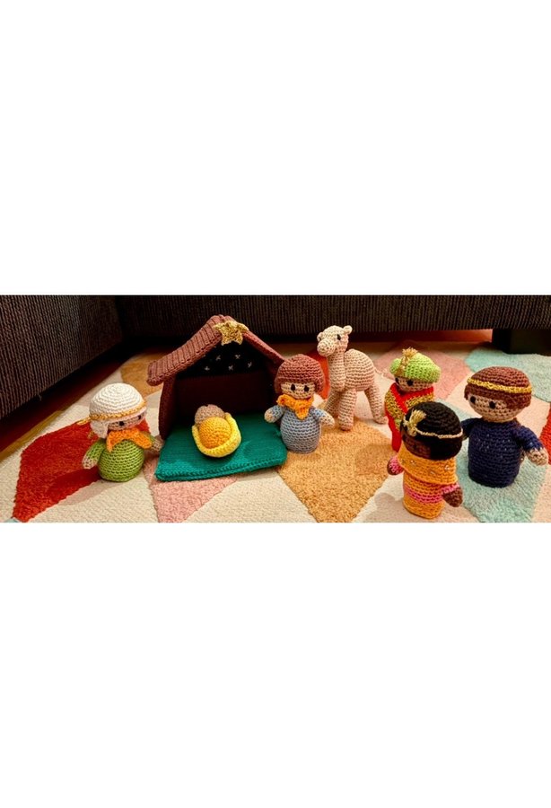 NY JULKRUBBA Hantverk Hemslöjd Amigurumi Virkade Jesusbarnet De tre Vise Männen