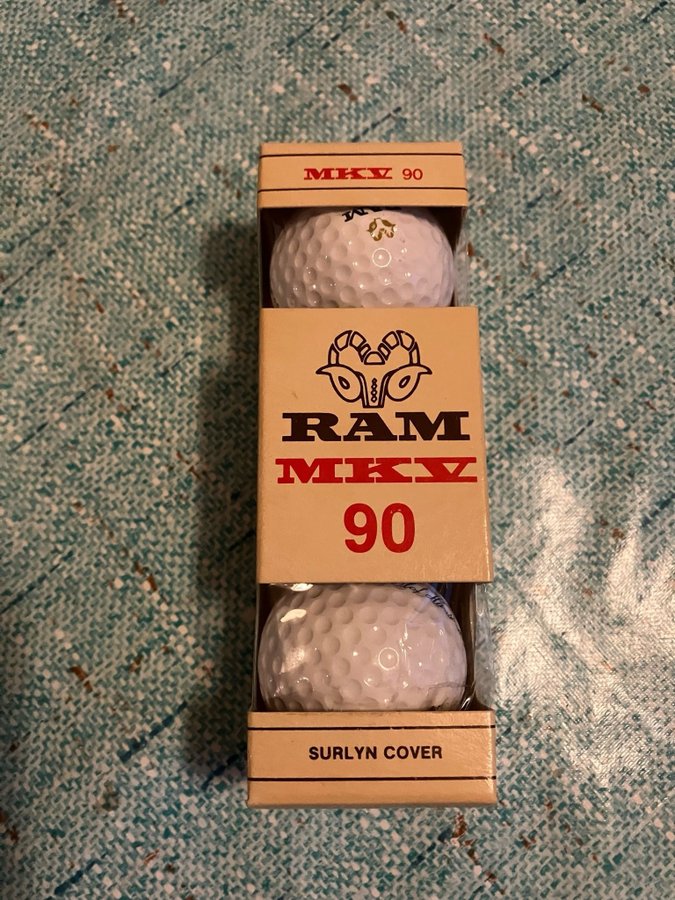 3-pack vintage golfbollar - Ram MKY 90