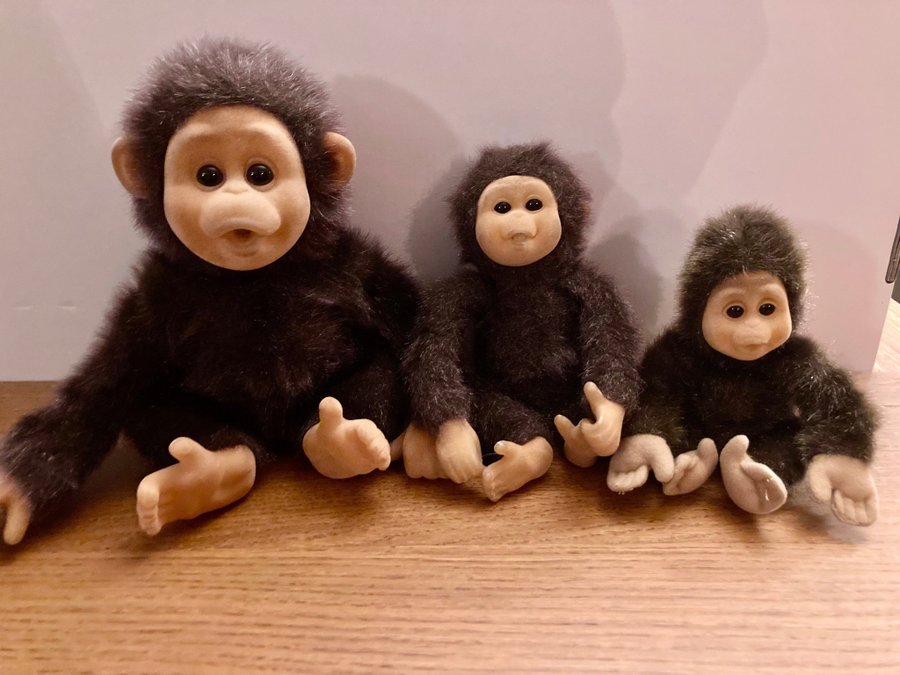 Little Monkey Lost - The Marketing Group. Vintage, apor, gosedjur, plysch, djur