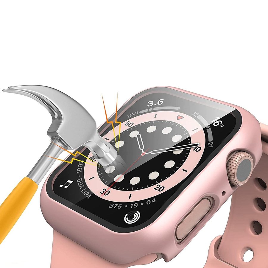 Apple Watch Cover 41mm - Skydd till Apple Watch (SHINY PINK)