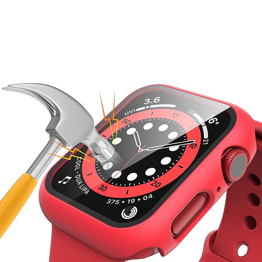 Apple Watch Cover 44mm - Skydd till Apple Watch (RED)