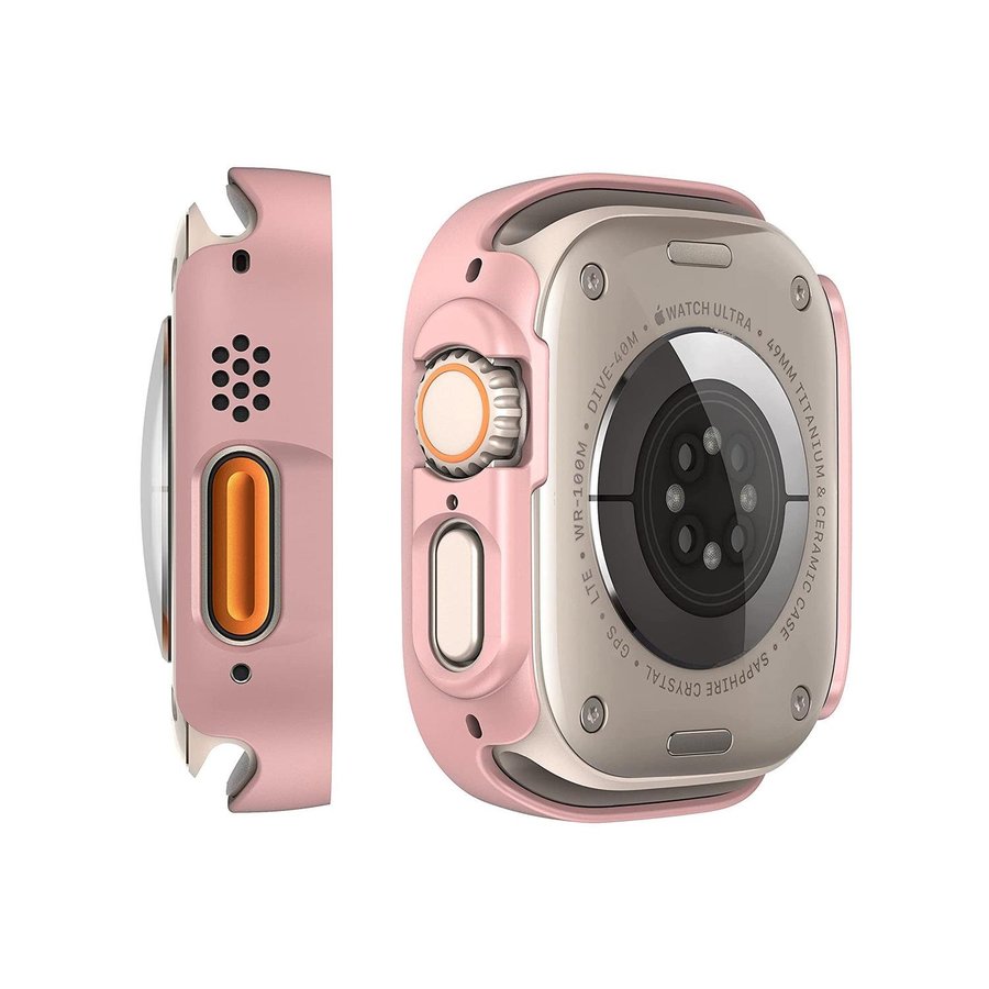 Apple Watch Cover 49mm - Skydd till Apple Watch Ultra (SHINY PINK)