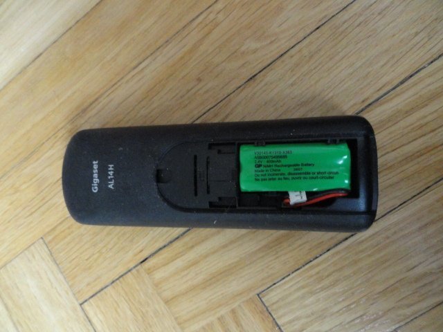 Telefon Siemens Gigaset AL14H med uppladdningsbara batterier utan laddare