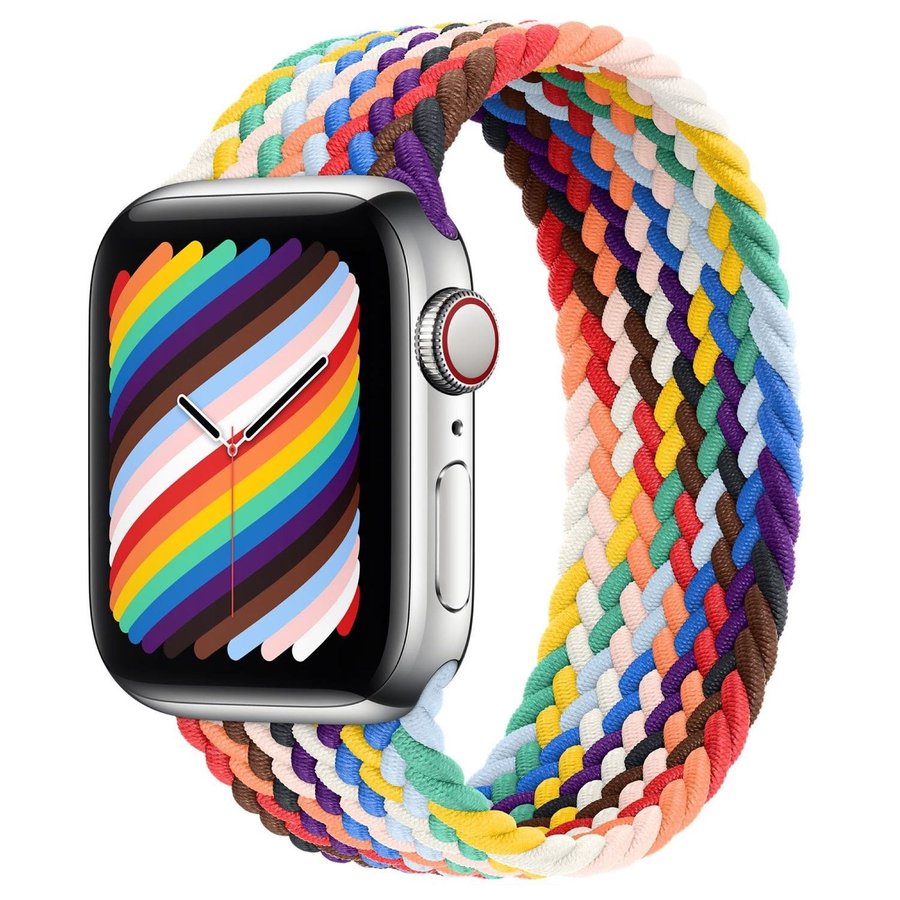 Braided Solo Loop 38/40/41mm Apple Watch Armband - PRIDE EDITION (Medium)