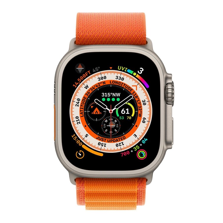 Bergsloop 38/40/41mm Apple Watch Armband - ORANGE