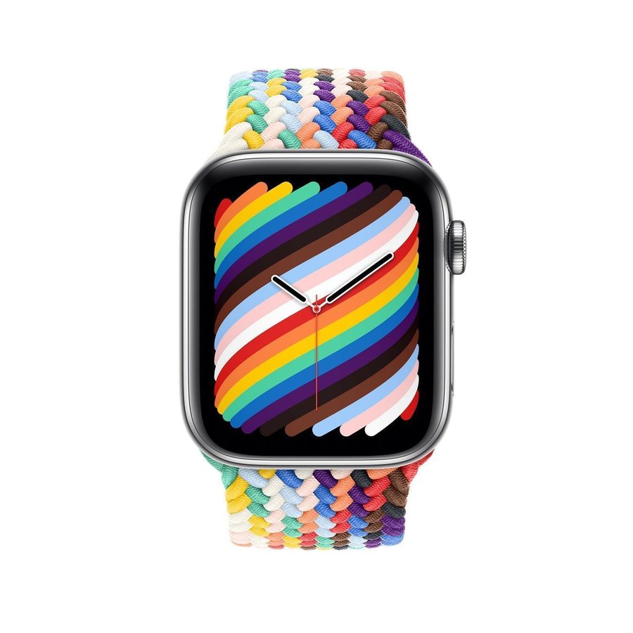 Braided Solo Loop 42/44/45/49mm Apple Watch Armband - PRIDE EDITION (Small)