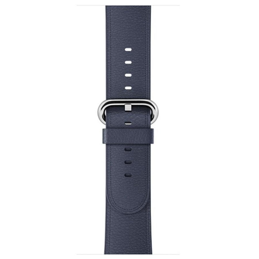 Klassiskt Spänne 38/40/41mm Apple Watch Armband - MÖRKBLÅ