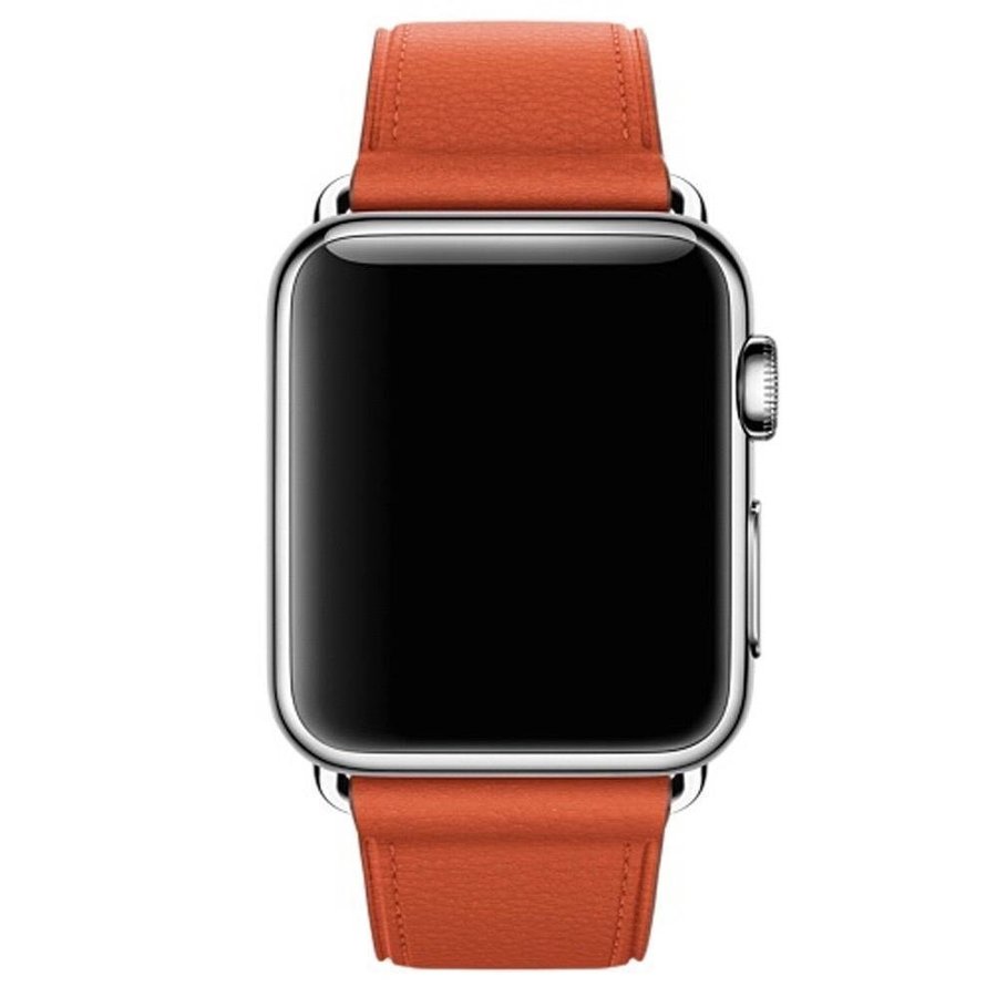 Klassiskt Spänne 42/44/45/49mm Apple Watch Armband - ORANGE