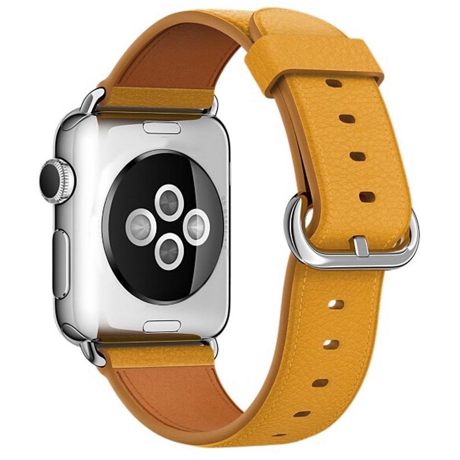 Classic Buckle 38/40/41mm Apple Watch Armband - YELLOW