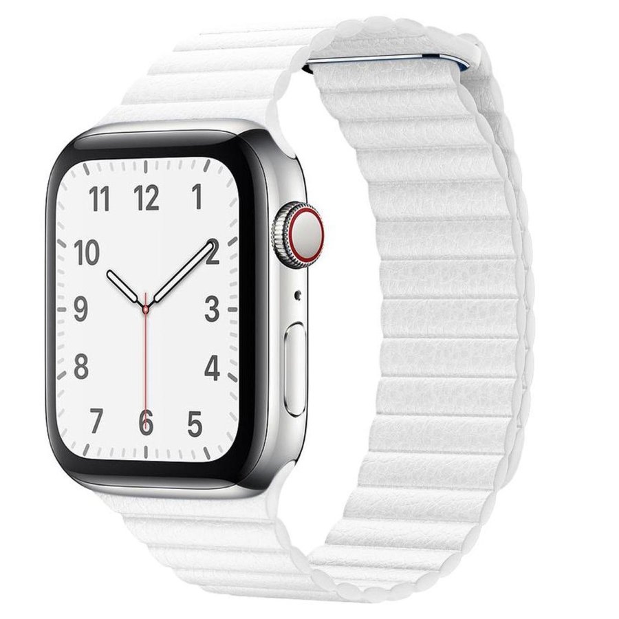 Leather Loop 38/40/41mm Apple Watch Armband - WHITE