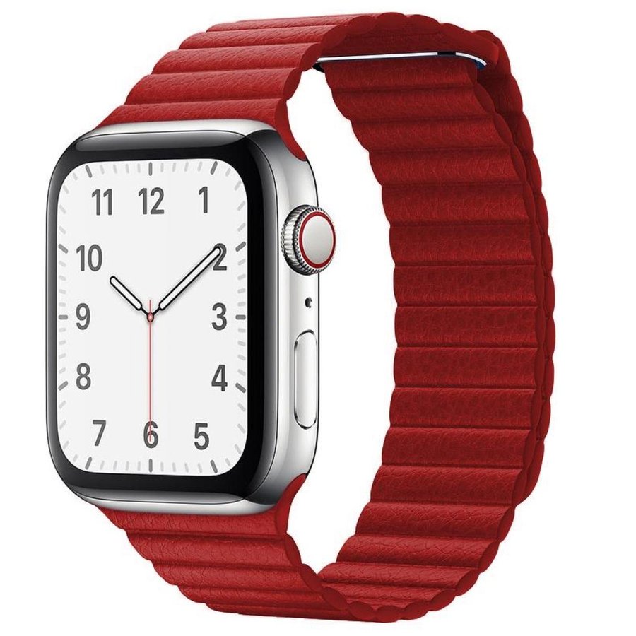 Leather Loop 38/40/41mm Apple Watch Armband - RED