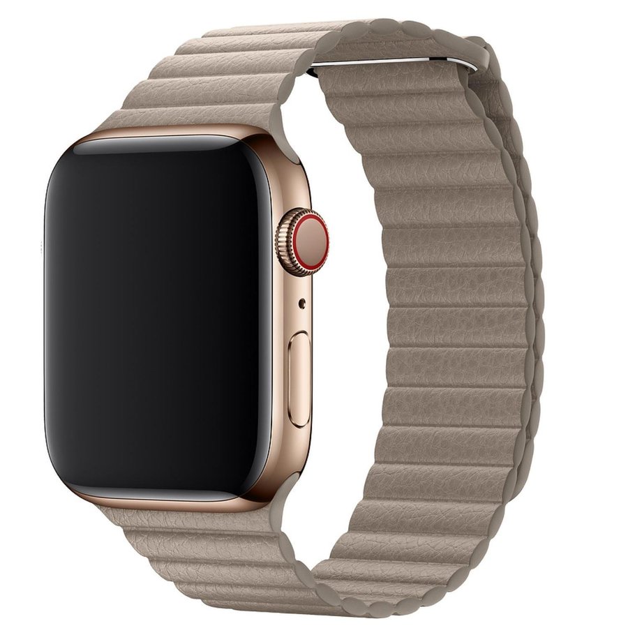 Läderloop 38/40/41mm Apple Watch Armband - BEIGE