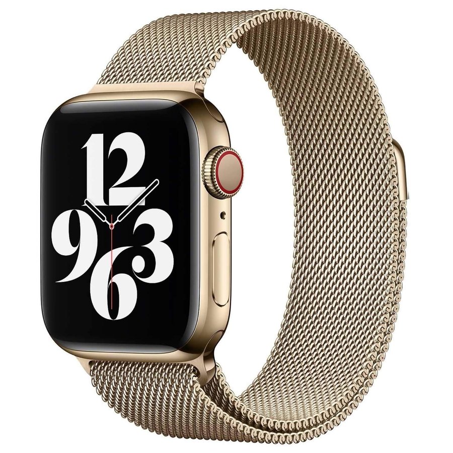 Milanesisk Loop 38/40/41mm Apple Watch Armband - LJUSGULD