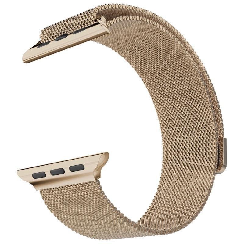 Milanesisk Loop 38/40/41mm Apple Watch Armband - LJUSGULD