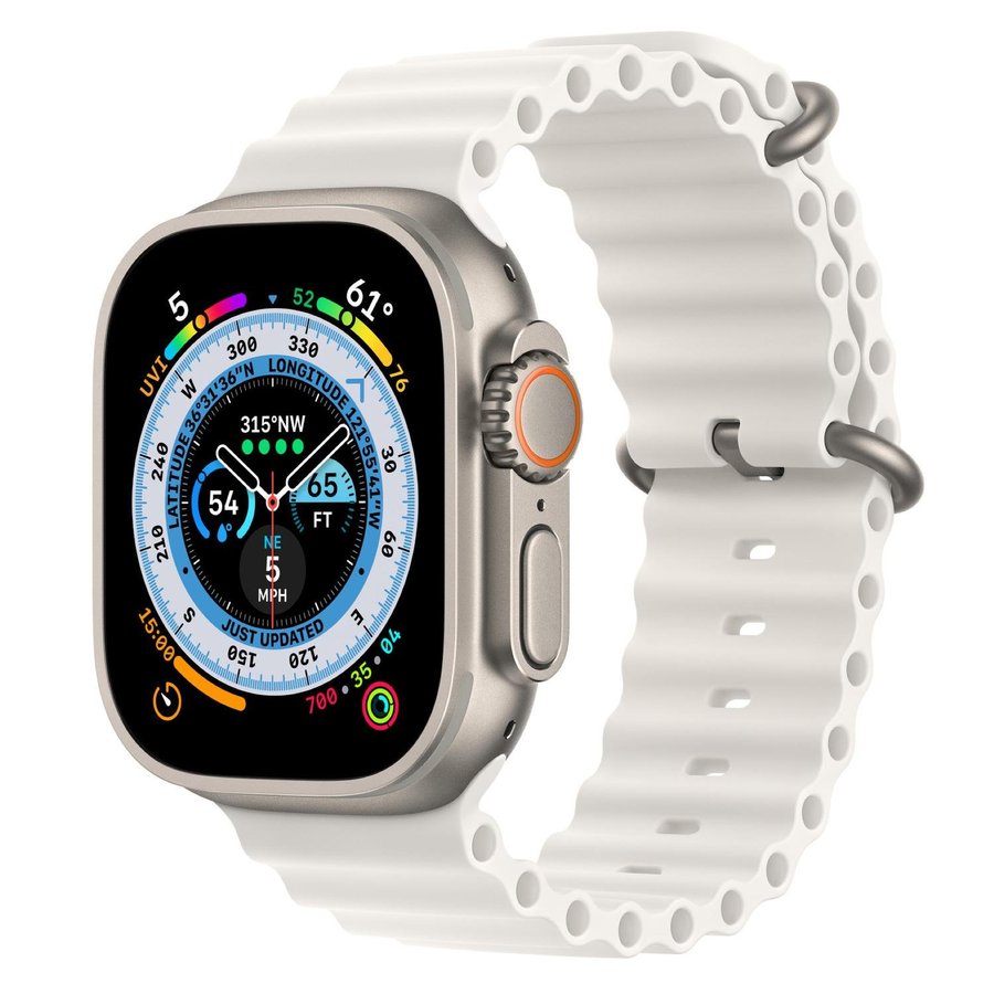 Ocean Band 38/40/41mm Apple Watch Armband - WHITE