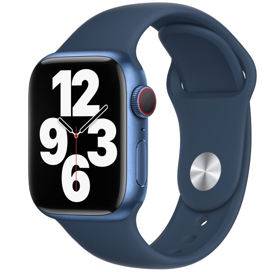 Silicone Band 38/40/41mm (M/L) Apple Watch Armband - ABYSS BLUE