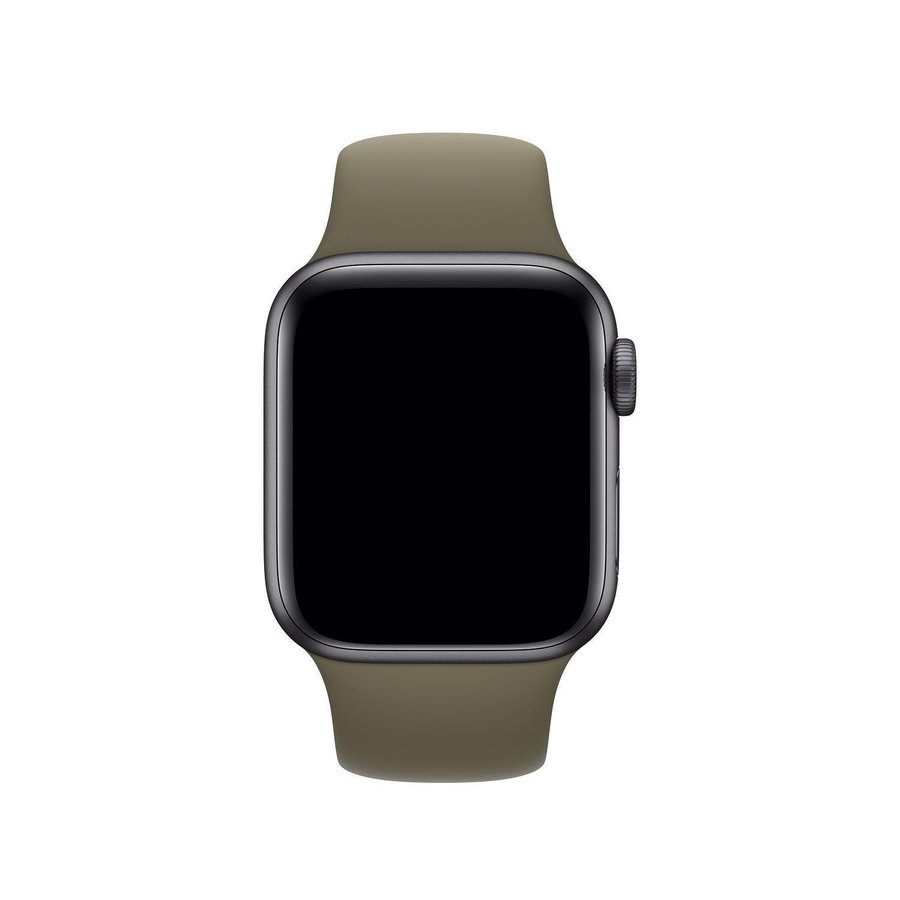 Silikonband 42/44/45/49mm (M/L) Apple Watch Armband - OLIVGRÖN