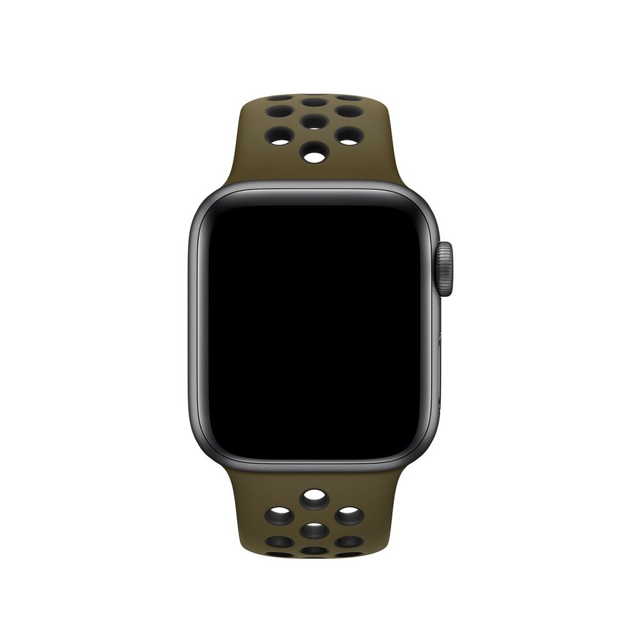 Sport Band 42/44/45/49mm (M/L) Apple Watch Armband - OLIVE FLAK / BLACK